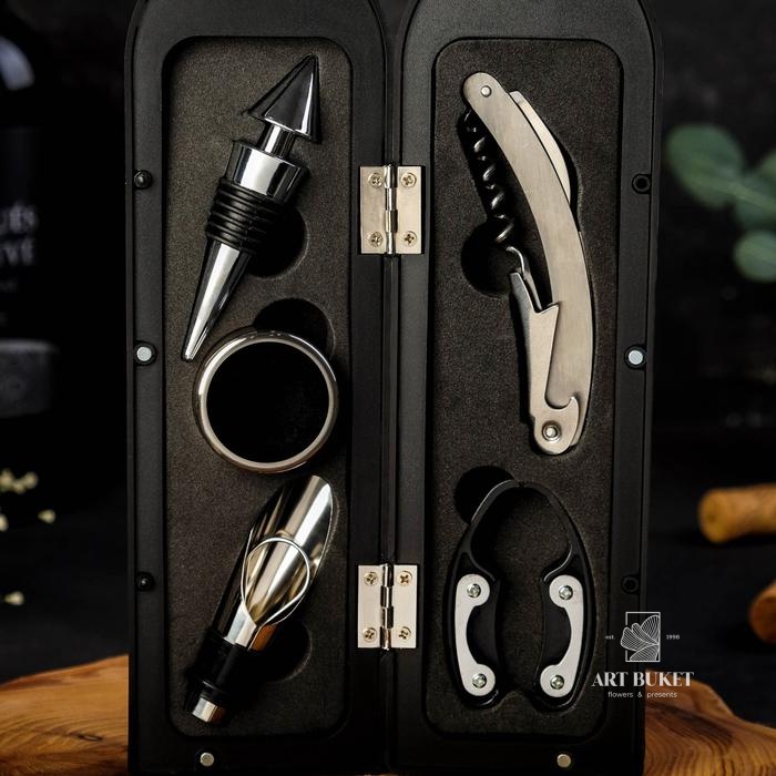 Подарочный набор для вина "C уважением", 32 х 7 см