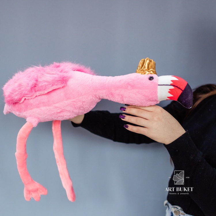 Фламинго с короной