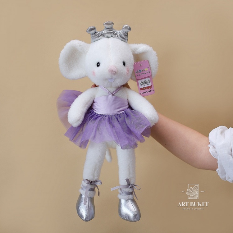 Мышка балерина в короне 