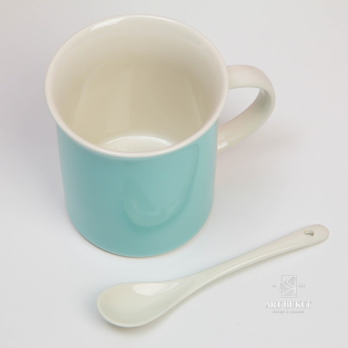 Кружка «Бабушке» с ложкой и подставкой, 300 мл