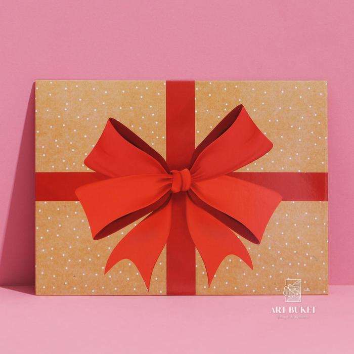 Конверт подарочный «Бант», 15 × 11 см