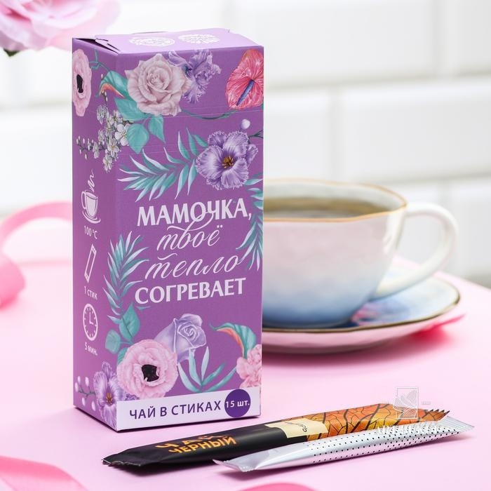 Чай в стиках с имбирем «Мамочка», 15 шт 