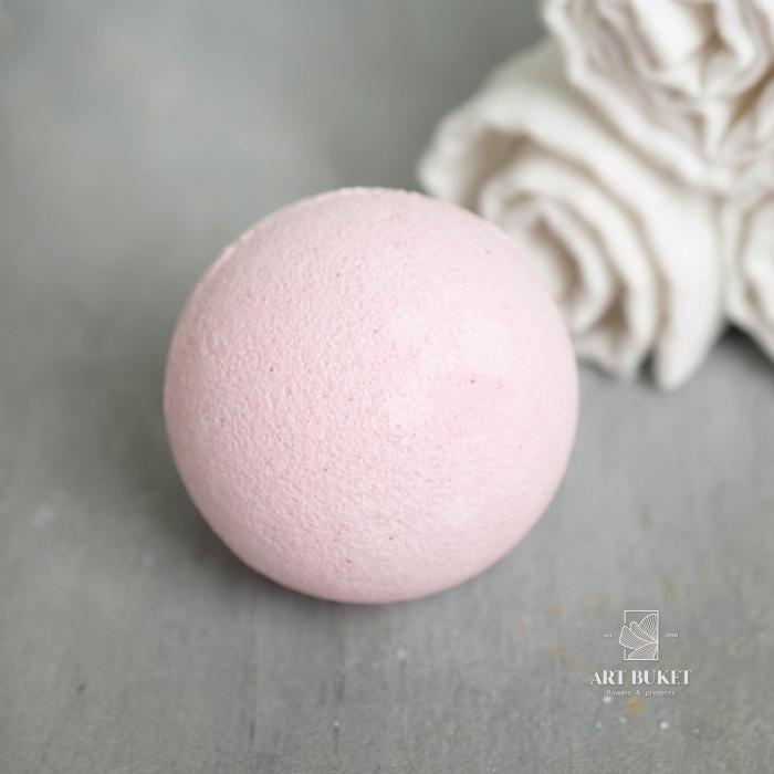 Бурлящий шар в коробке "Называй меня искусством" 130г, малина