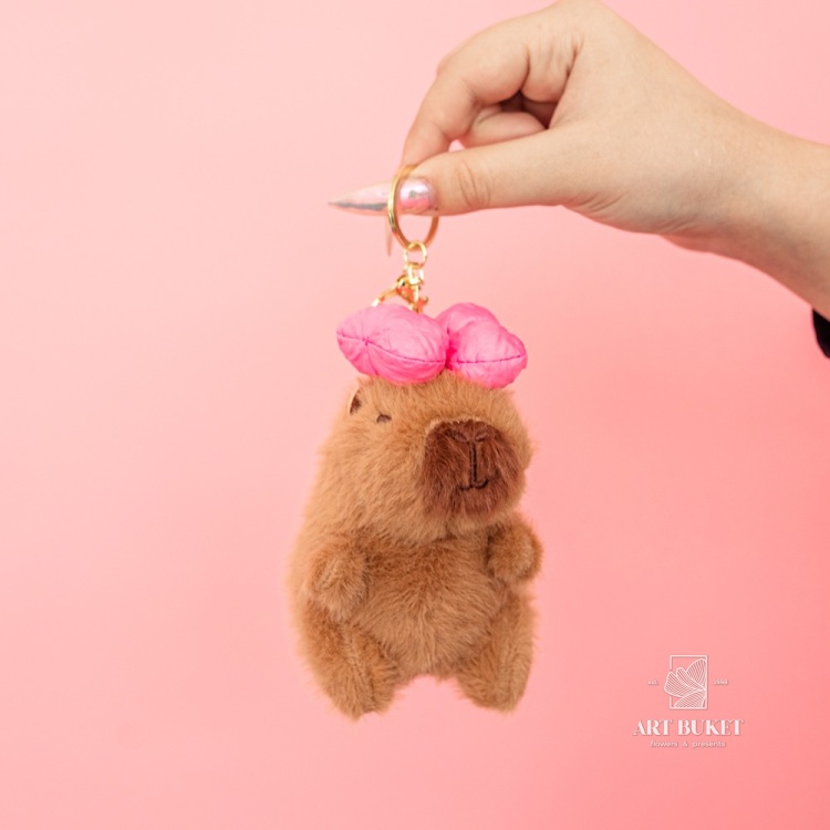 Капибара брелок 12 см