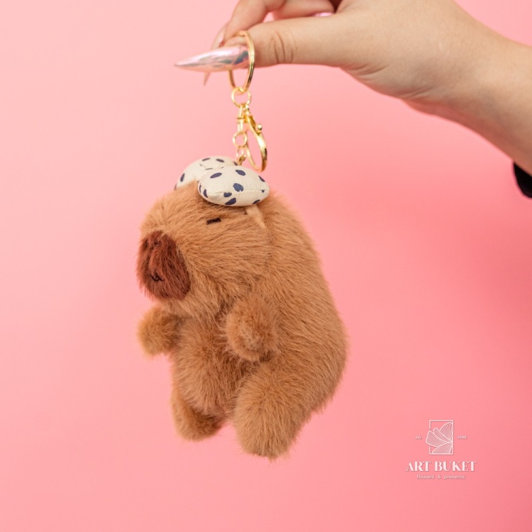 Капибара брелок 12 см