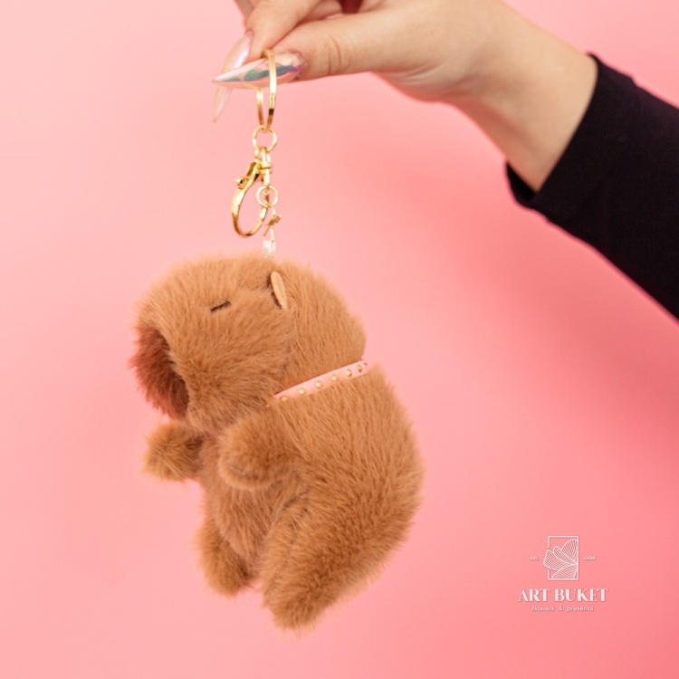 Капибара брелок 12 см