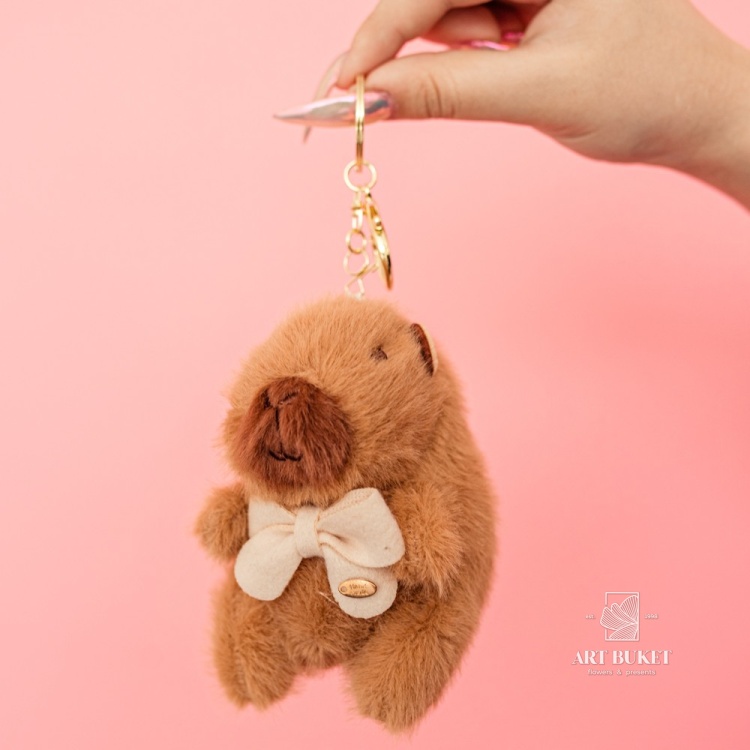 Капибара брелок 12 см