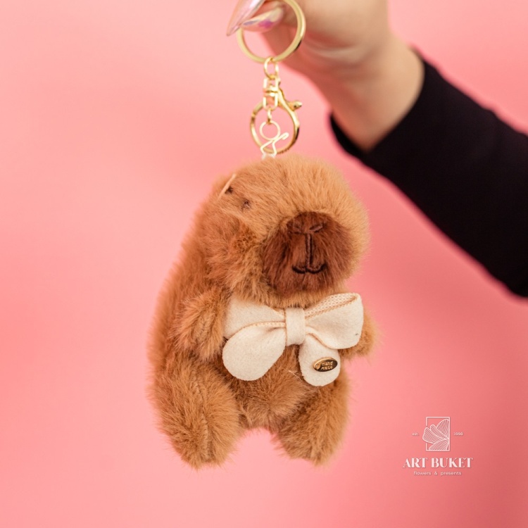 Капибара брелок 12 см