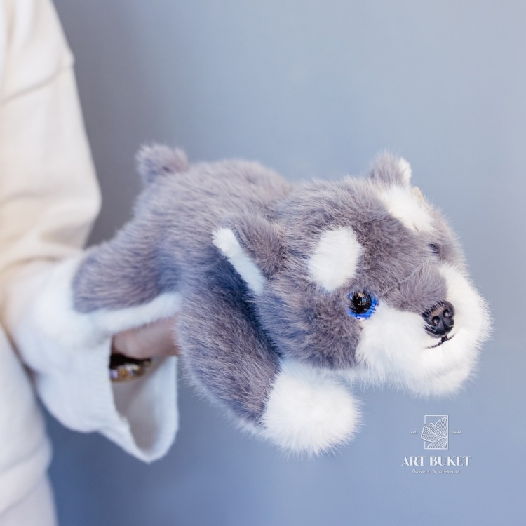 Шнауцер серый 25 см