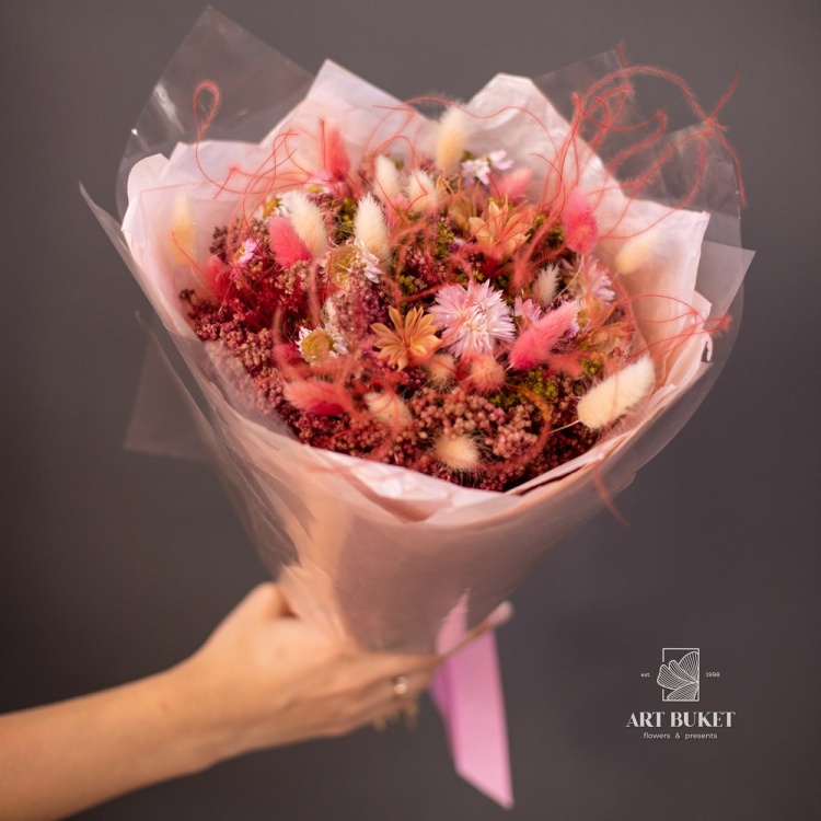 Композиция из сухоцветов #12