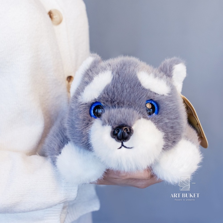 Шнауцер серый 40 см