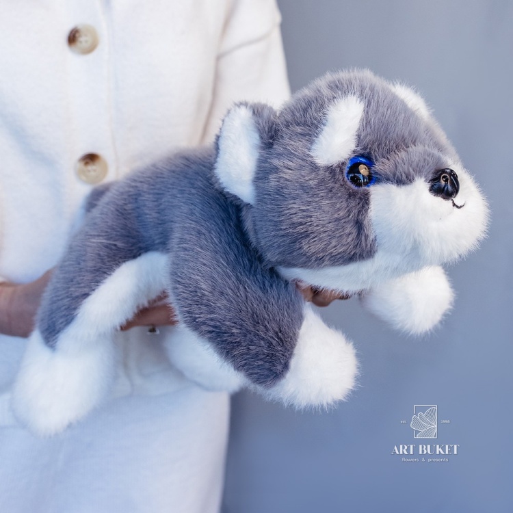 Шнауцер серый 40 см