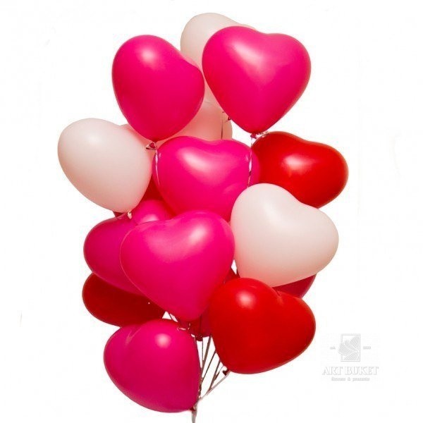 Гелиевые шары - сердце