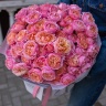 19 пионовидных кустовых роз "Джульетта"
