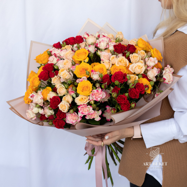 21 кустовая роза