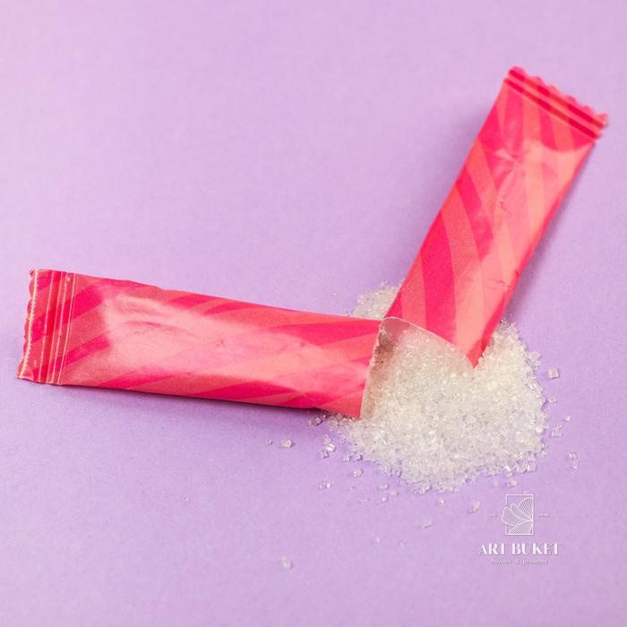 Набор «Милый кот»: кружка под термостакан 300 мл., чай 60 г., сахар в стиках 8 шт.