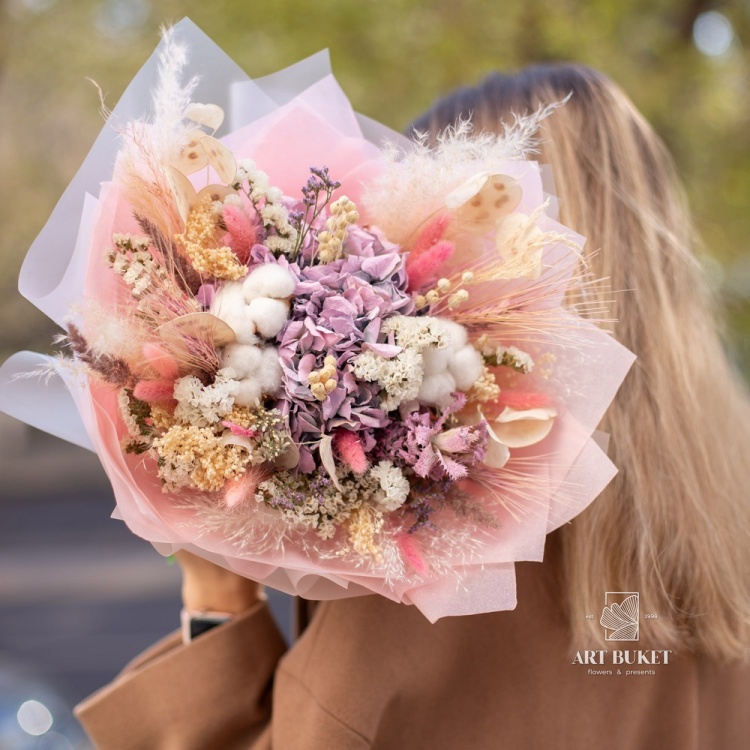 Композиция из сухоцветов #19