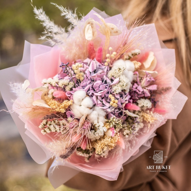 Композиция из сухоцветов #19