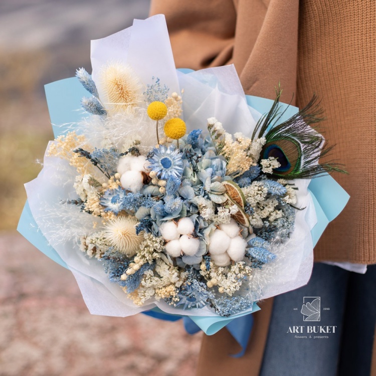 Композиция из сухоцветов #15
