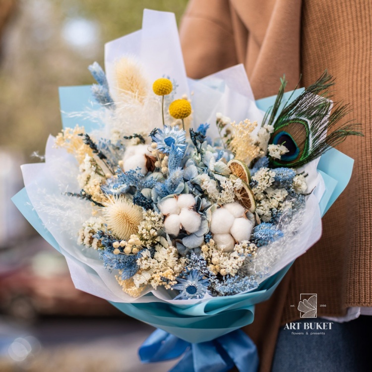 Композиция из сухоцветов #15