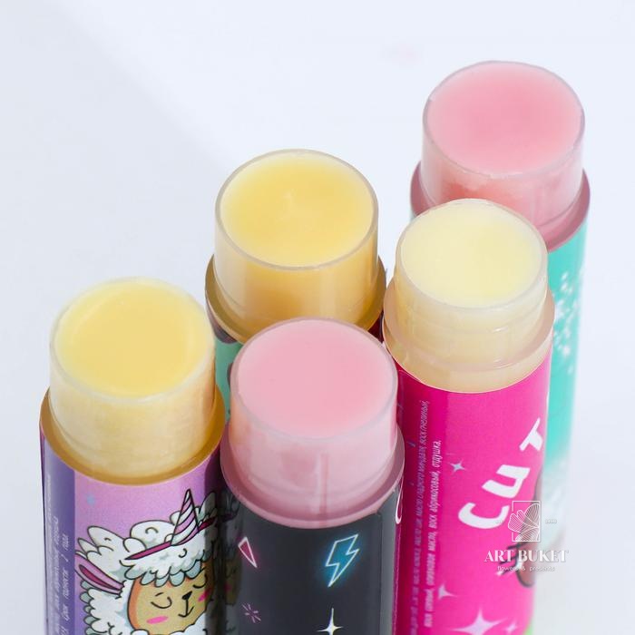 Бальзам для губ в стике МИКС, 5 видов (цена за 1 шт) 