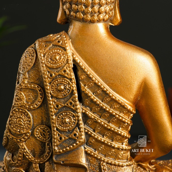 Копилка для денег «Будда малый», гипс, бронза, 16×9×24 см