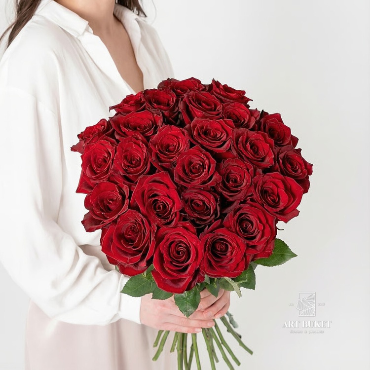 25 голландских роз