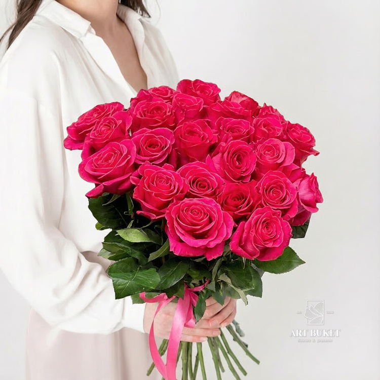 25 голландских роз