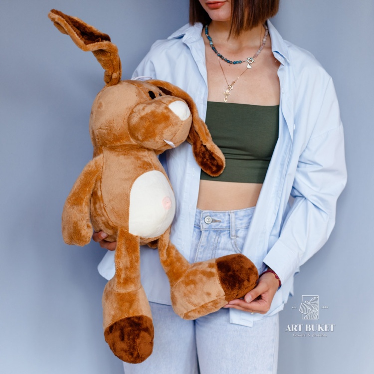 Заяц с гибкими ушами большой