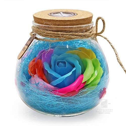 Роза в колбе ночник