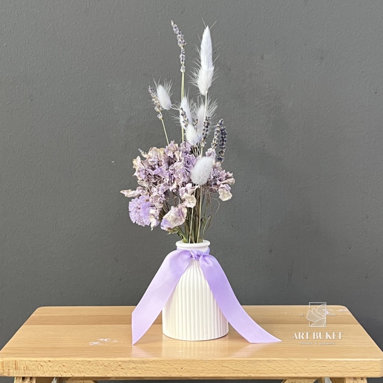 Композиция в вазе из сухоцветов #2