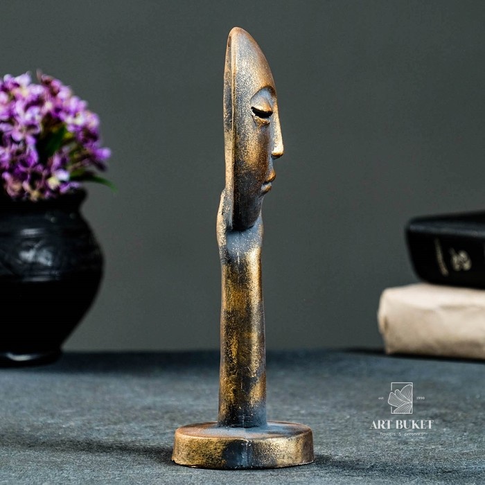 Фигура "Маска в руке" винтаж 20см 