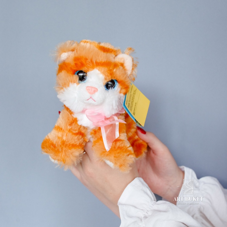 Кошка глазастая музыкальная маленькая