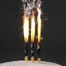 Набор тортовых свечей "Праздничные фонтаны со звёздами" 12,5 см (3 шт)
