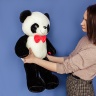 Панда с красным бантом 70 см