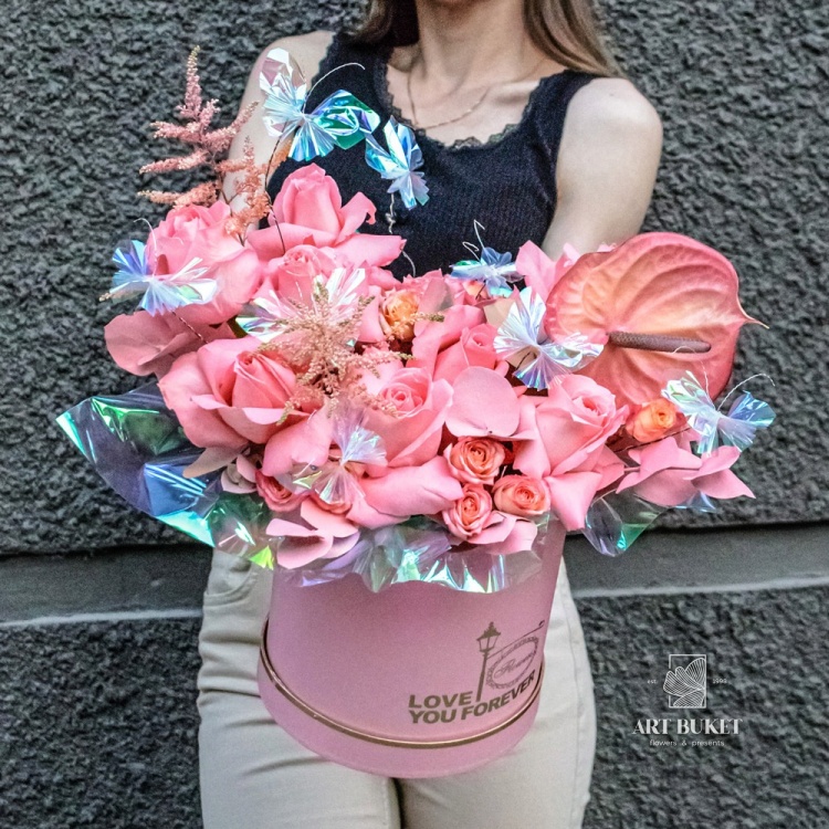 Композиция в шляпной коробке #28