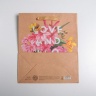 Пакет крафтовый вертикальный Love and flowers, 23 х 27 х 11,5 см  