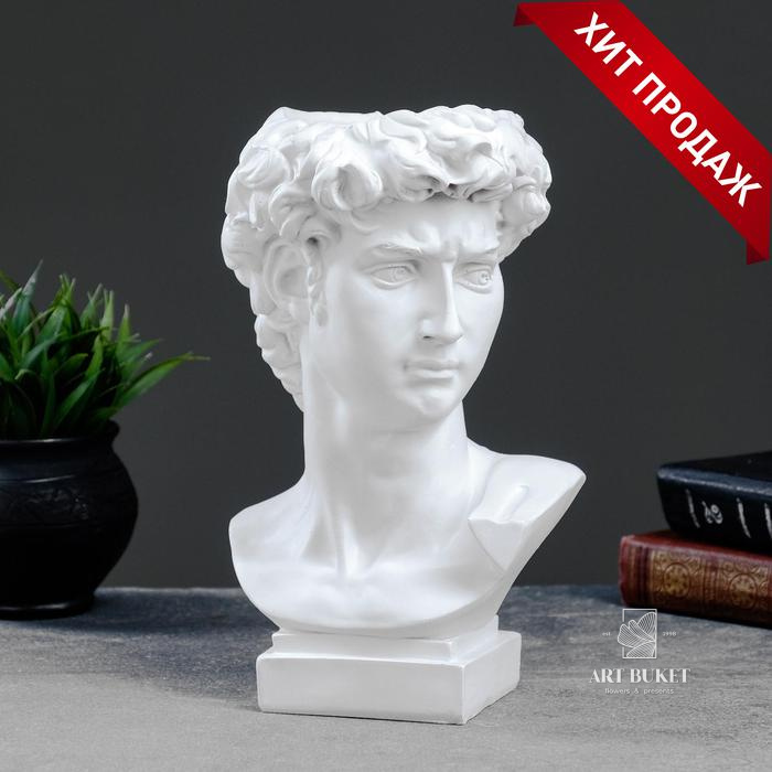 Ваза "Давид" белая, 2,1 л