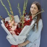7 гладиолусов микс