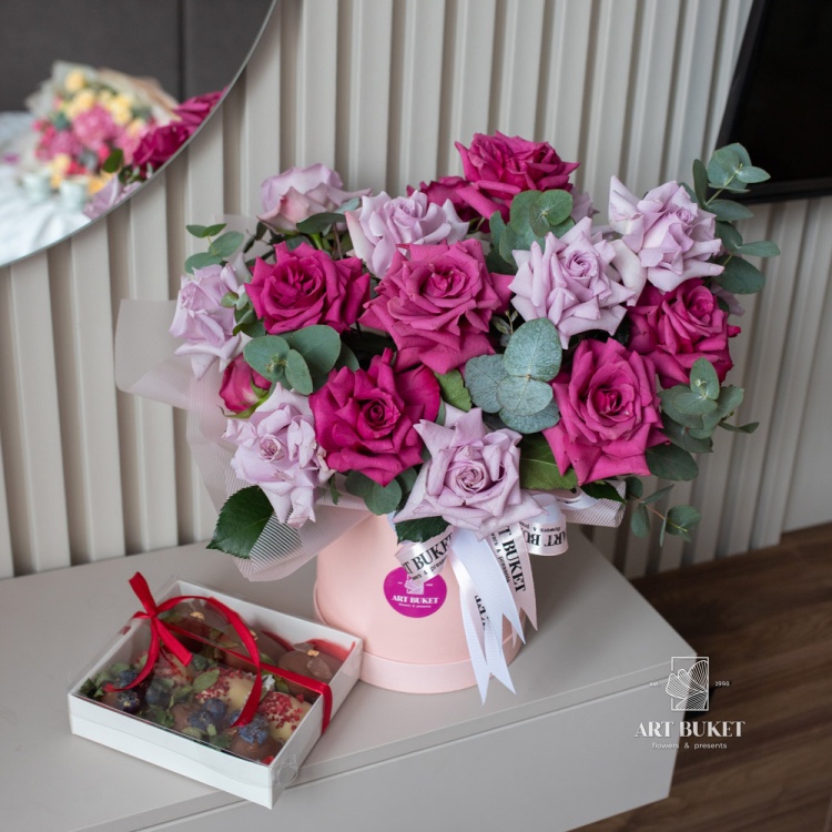 Композиция и клубника в шоколаде #7