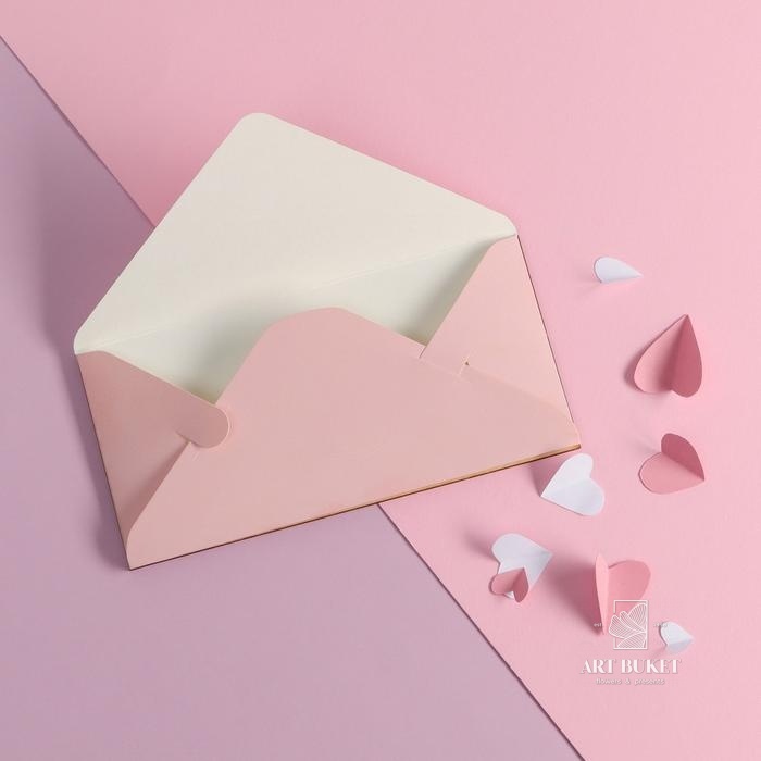 Конверт для денег с деревянным элементом "С Днём Свадьбы!" пара, 16,5 х 8 см 