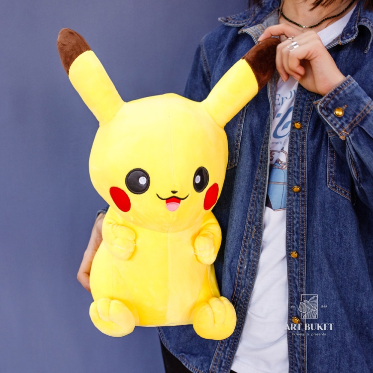 Пикачу сидящий 45 см