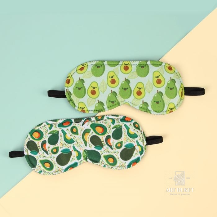 Маска для сна АВОКАДИКИ 19,5*8,5см