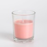 Свеча ароматическая в стакане "Нюд", 5х6 см, роза 