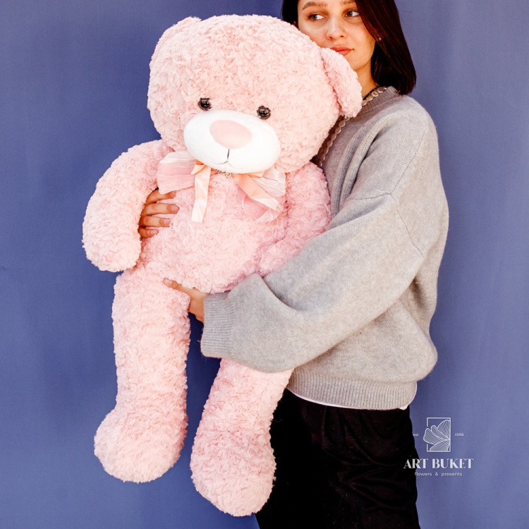 Медведь снежинка 80 см