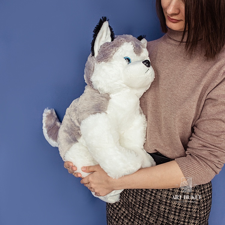 Хаски серый самый большой