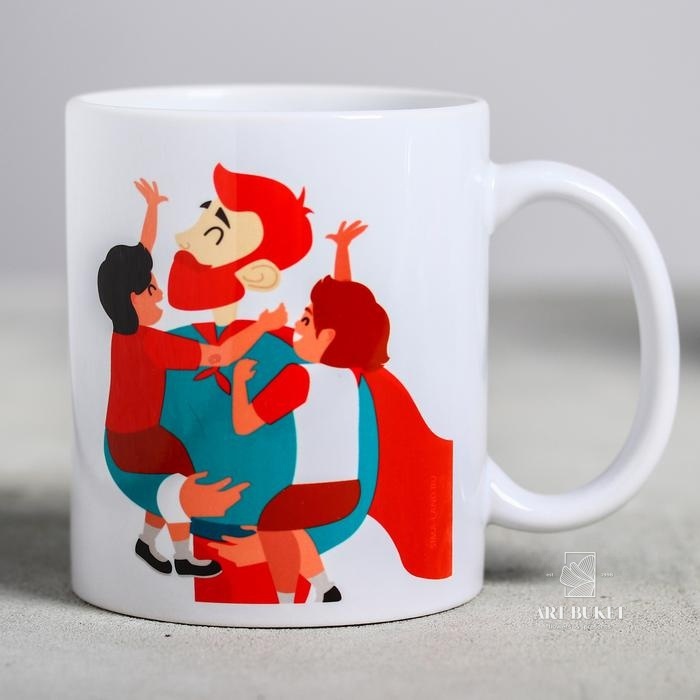 Набор кружка и чай 50 г «Папа может» 