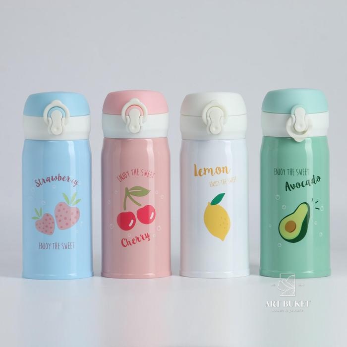 Термос, серия: Compact, "Хороший вкус" 300 мл, сохраняет тепло 8 ч, 6.5х18 см, микс