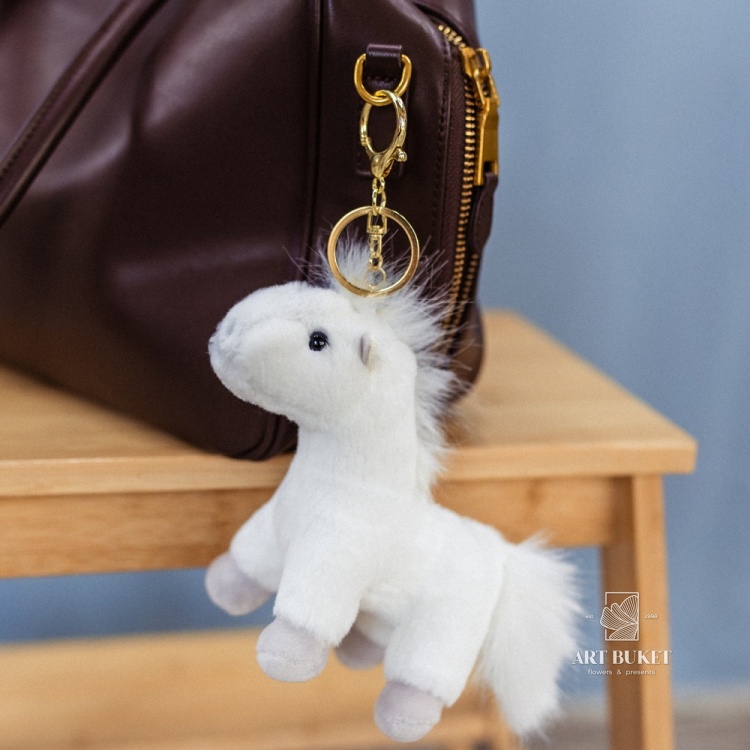 Брелок лошадка микс 11 см