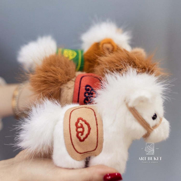 Брелок лошадка микс 11 см